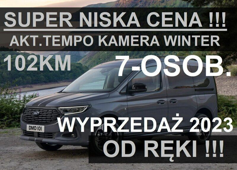 Szary Używany 2023 Ford Tourneo Connect Minivan | 141 450 zł (Super Cena) - Obraz 1/4