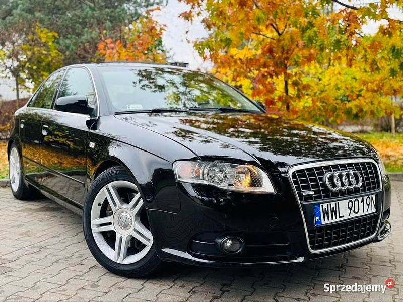 Czarny Używany 2007 Audi A4 S-Line Hatchback | 22 900 zł (Dość drogi) - Obraz 1/4