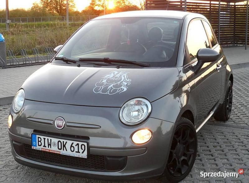 Używany Fiat 500 86 KM (63 kW) 2012 Szary Hatchback