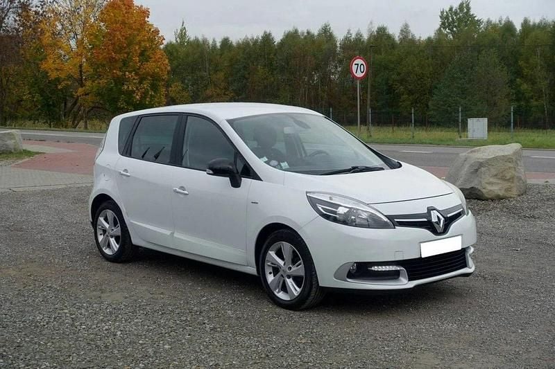 Biały Używany 2014 Renault Scénic III LIMITED Minivan | 15 800 zł (Super Cena) - Obraz 1/4