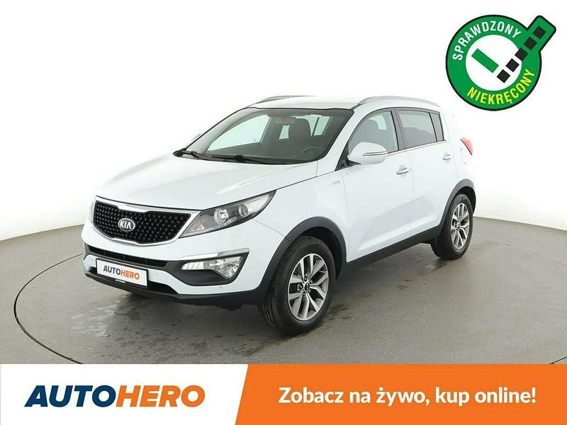 Biały Używany 2014 Kia Sportage 2 SUV | 45 100 zł (Dobra cena) - Obraz 1/3