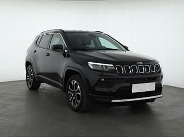 Czarny Używany 2021 Jeep Compass SUV | 89 999 zł (Uczciwa cena) - Obraz 1/4