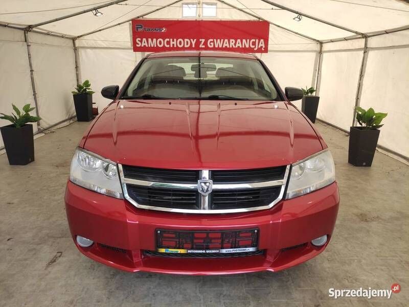 Czerwony Używany 2008 Dodge Avenger Sedan/Limuzyna | 22 900 zł - Obraz 1/4