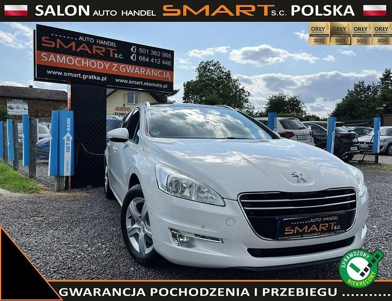Biały Używany 2012 Peugeot 508 SW Kombi | 31 900 zł - Obraz 1/4