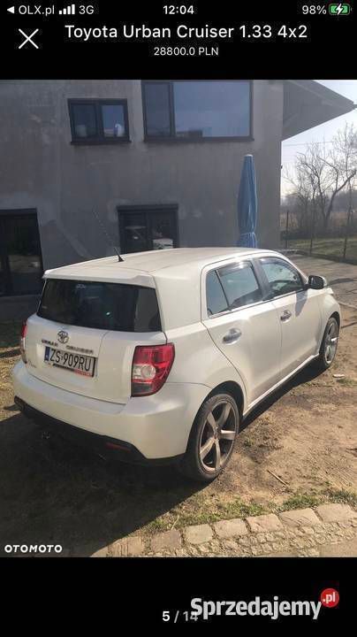 Biały Używany 2012 Toyota Urban Cruiser SUV | 24 400 zł - Obraz 1/4