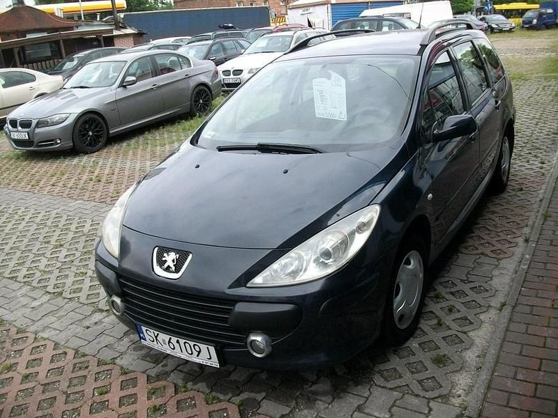 Szary Używany 2007 Peugeot 307 Kombi | 3900 zł (Dobra cena) - Obraz 1/4