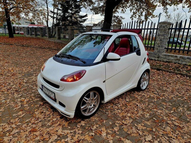 Biały Używany 2010 Smart ForTwo Cabrio Brabus Kabriolet | 39 900 zł - Obraz 1/4