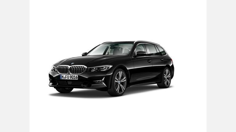 Black sapphire metallic metalizowany Używany 2022 BMW 320 Luxury Line Kombi | 139 999 zł (Uczciwa cena) - Obraz 1/3