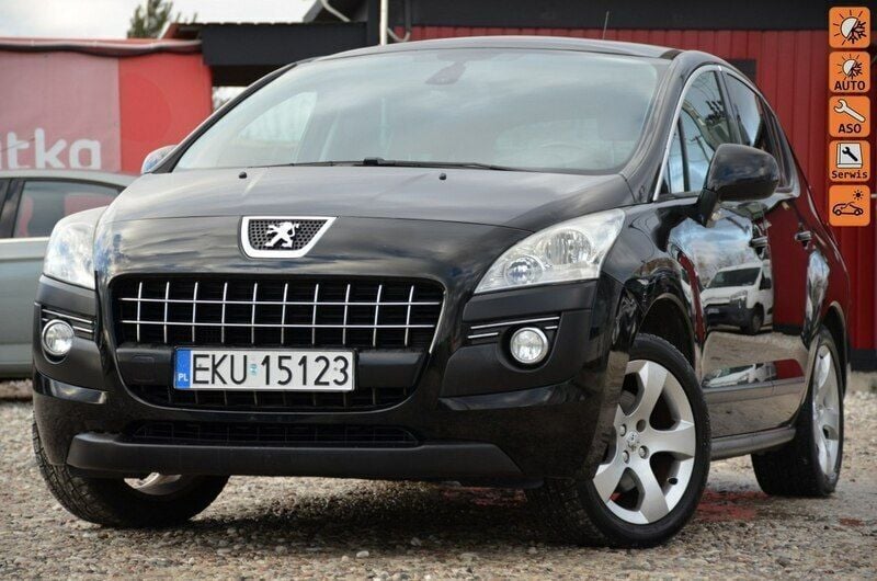 Czarny (metalik) Używany 2009 Peugeot 3008 Hatchback | 18 900 zł - Obraz 1/4