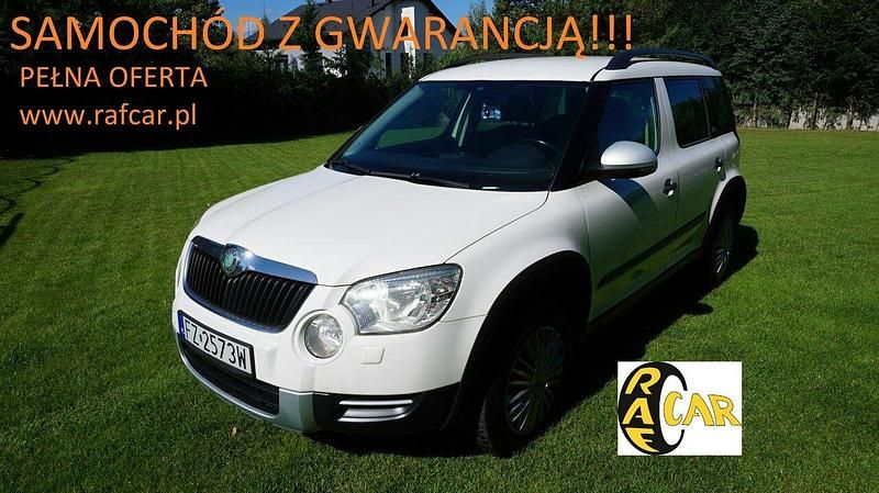 Biały Używany 2010 Skoda Yeti SUV | 21 999 zł (Dość drogi) - Obraz 1/4