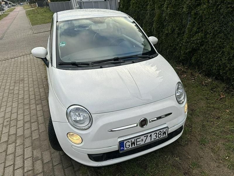 Używany Fiat 500 2010 Brązowobeżowy Hatchback