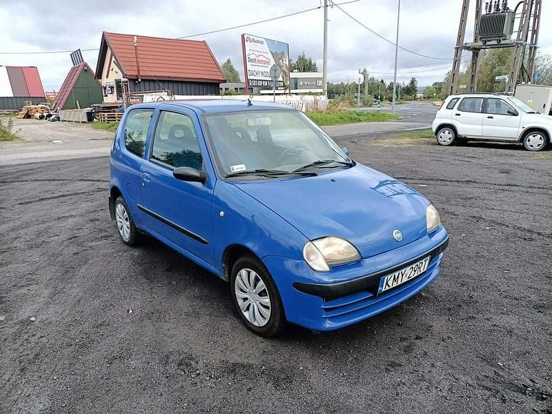 Niebieski Używany 2002 Fiat Seicento Hatchback | 1700 zł (Dobra cena) - Obraz 1/4