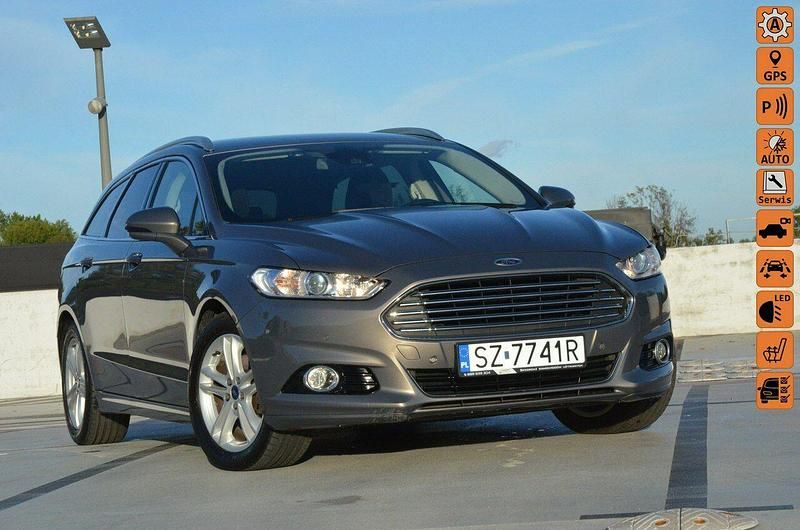 Szary Używany 2015 Ford Mondeo Kombi | 47 900 zł (Dość drogi) - Obraz 1/4