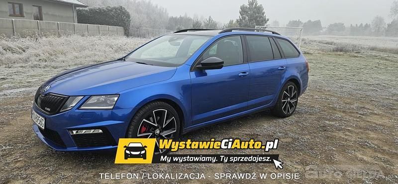 Niebieski metalik Używany 2020 Skoda Octavia vRS | 72 900 zł (Uczciwa cena) - Obraz 1/4