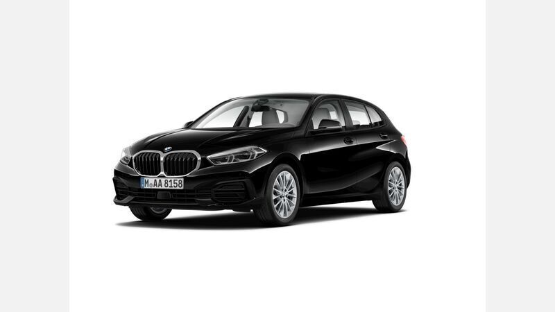 Czarny Używany 2019 BMW 118 Advantage Hatchback | 79 900 zł (Dość drogi) - Obraz 1/3