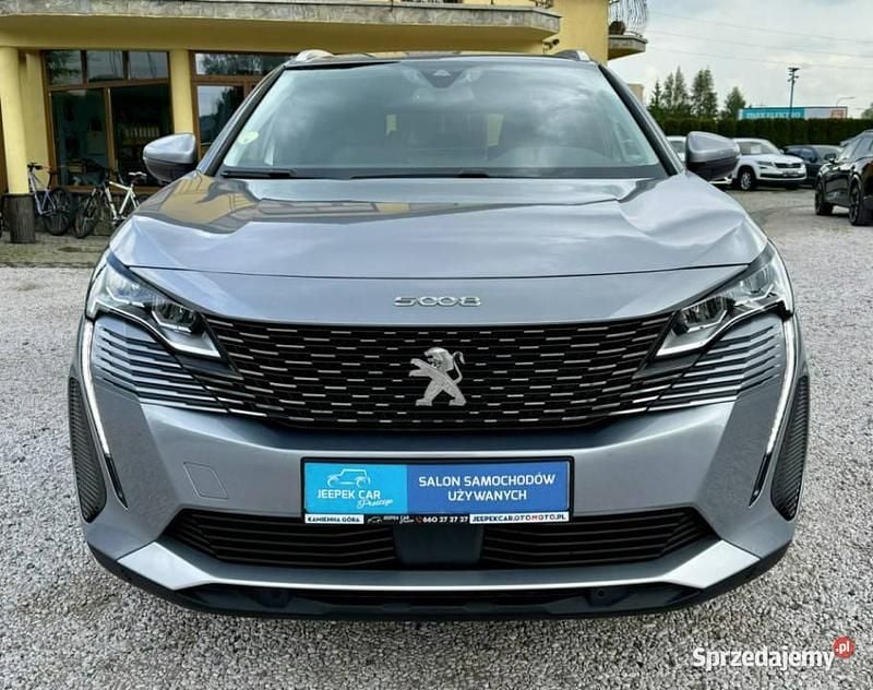 Szary Używany 2021 Peugeot 5008 Allure Minivan | 99 900 zł (Uczciwa cena) - Obraz 1/4
