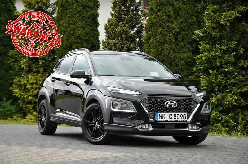Czarny Używany 2018 Hyundai Kona SUV | 73 900 zł (Dobra cena) - Obraz 1/4