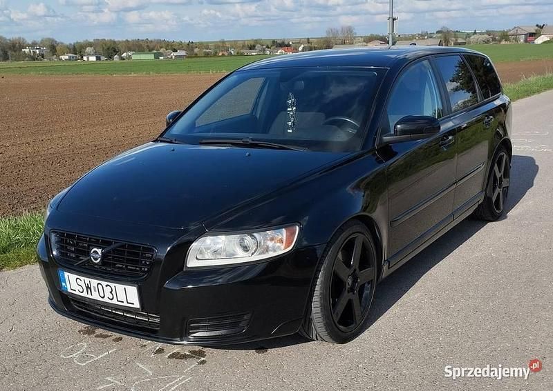 Czarny Używany 2008 Volvo V50 Kombi | 23 500 zł - Obraz 1/4