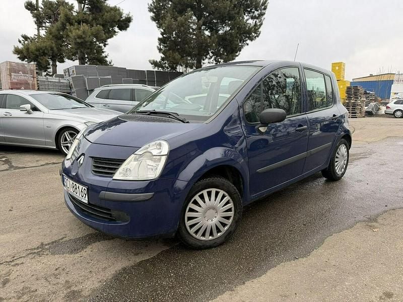 Niebieski ciemny (metalik) Używany 2006 Renault Modus Minivan | 10 000 zł (Uczciwa cena) - Obraz 1/4