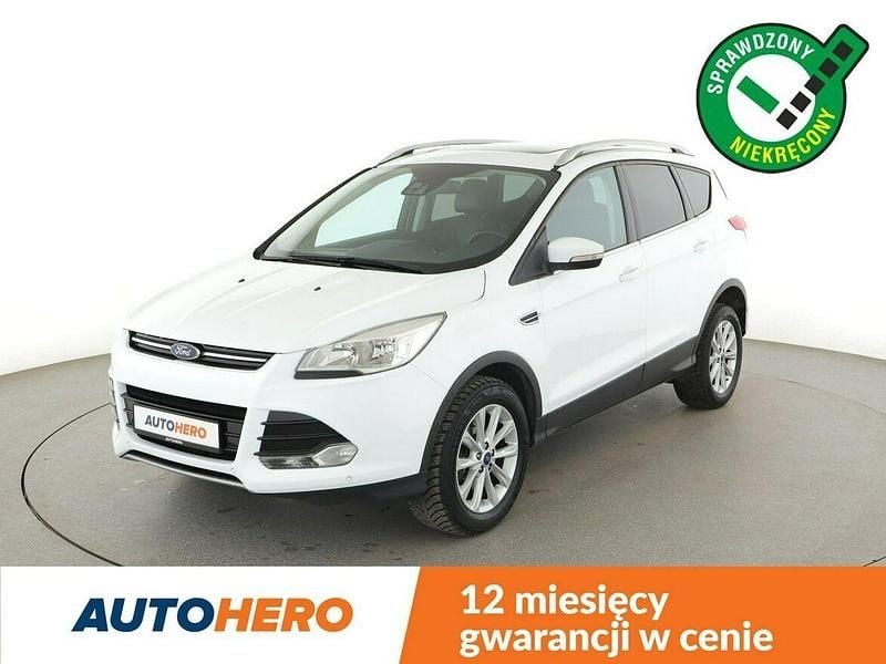 Biały Używany 2016 Ford Kuga Titanium SUV | 49 400 zł (Dobra cena) - Obraz 1/3