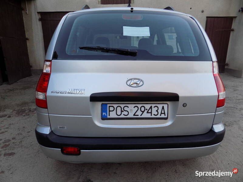 Srebrny Używany 2007 Hyundai Matrix Minivan | 6000 zł - Obraz 1/4