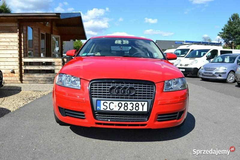 Czerwony Używany 2006 Audi A3 Comfort Hatchback | 14 900 zł (Uczciwa cena) - Obraz 1/4