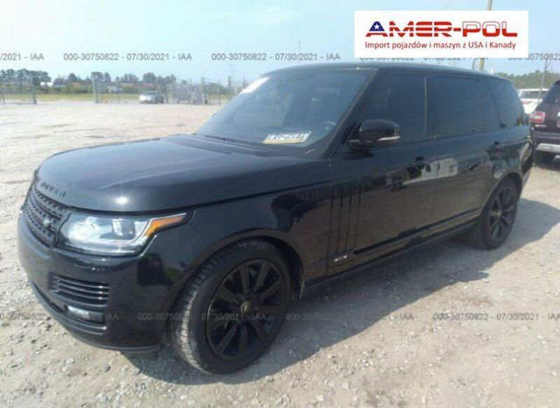 Czarny Używany 2017 Land Rover Range Rover SUV | 233 000 zł - Obraz 1/4