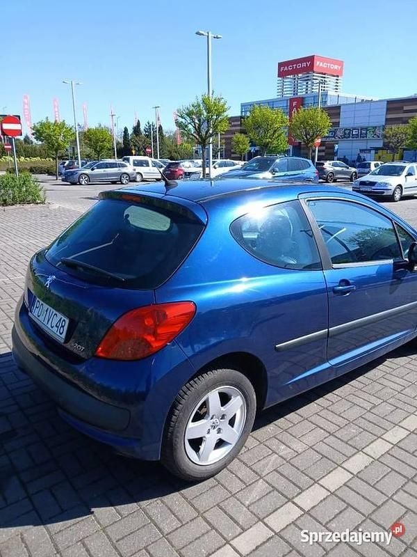 Granatowy Używany 2008 Peugeot 207 Hatchback | 7900 zł (Uczciwa cena) - Obraz 1/4