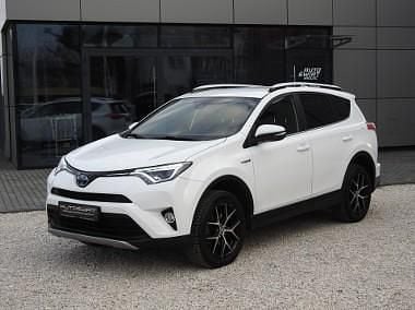 Biały Używany 2017 Toyota RAV4 Hybrid SUV | 69 900 zł (Super Cena) - Obraz 1/4
