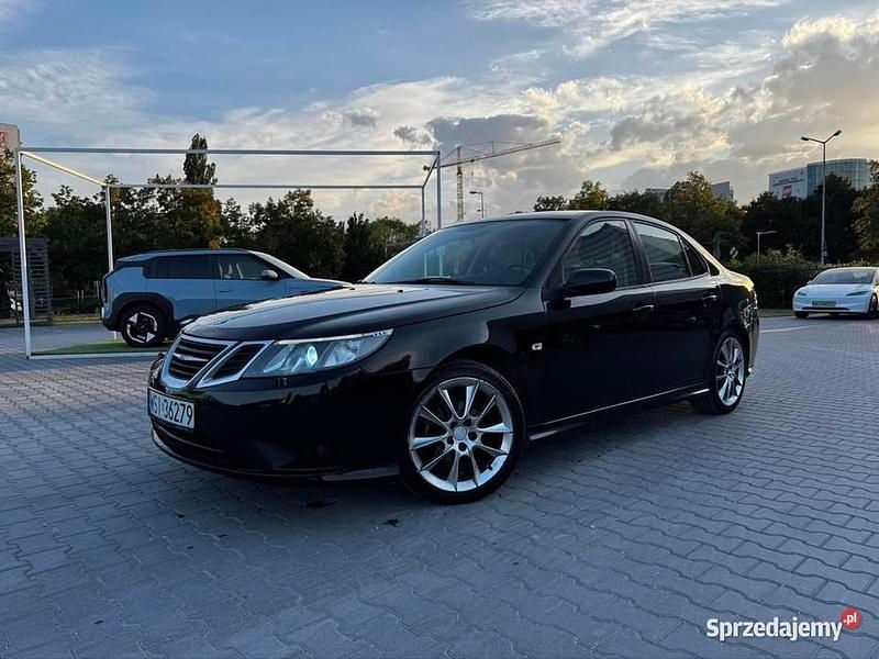 Czarny Używany 2008 Saab 9-3 Sedan/Limuzyna | 10 900 zł (Uczciwa cena) - Obraz 1/4