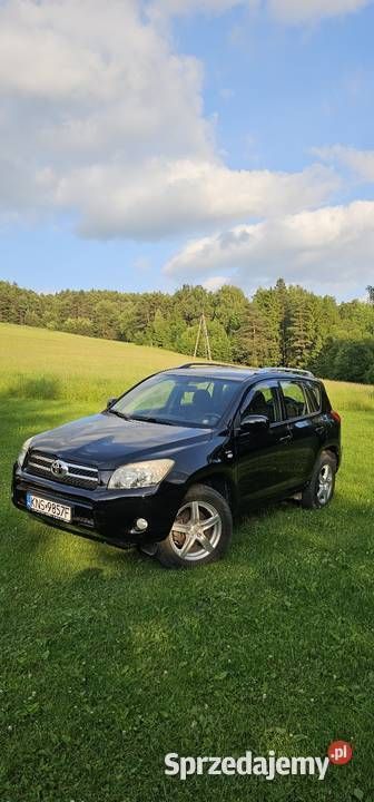 Czarny Używany 2008 Toyota RAV4 SUV | 25 500 zł (Uczciwa cena) - Obraz 1/4