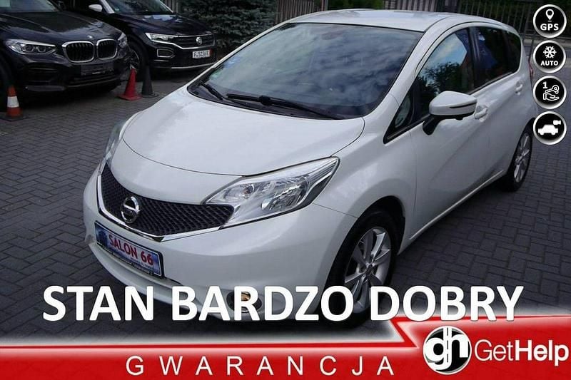 Biały Używany 2014 Nissan Note Minivan | 21 800 zł - Obraz 1/4