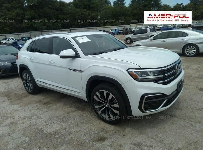 Biały Używany 2021 VW Atlas Cross Sport Sportline SUV | 128 000 zł - Obraz 1/4