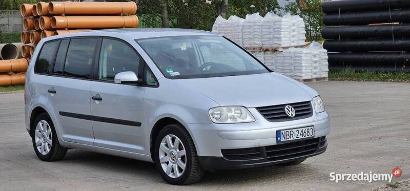 Srebrny Używany 2004 VW Touran Minivan | 6900 zł (Super Cena) - Obraz 1/4