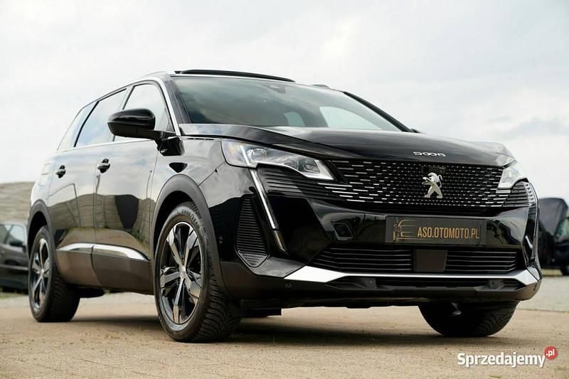 Czarny Używany 2022 Peugeot 5008 GT Minivan | 132 700 zł - Obraz 1/4