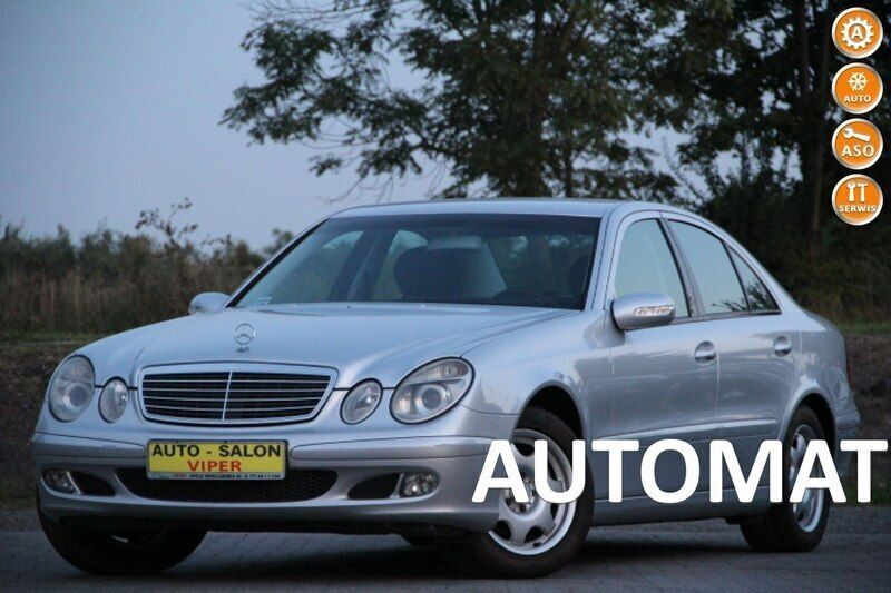 Srebrny (metalik) Używany 2006 Mercedes E280 Sedan/Limuzyna | 29 800 zł - Obraz 1/4