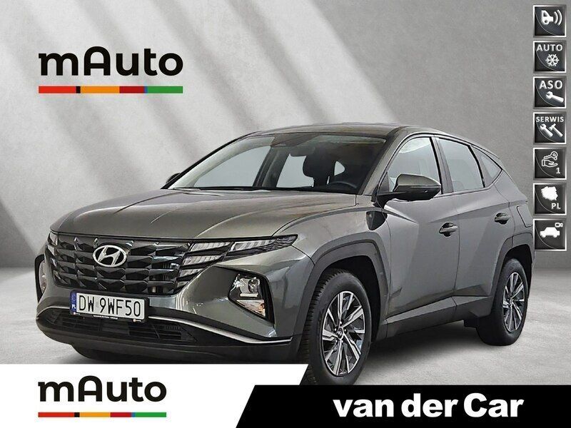 Szary Używany 2022 Hyundai Tucson SUV | 99 900 zł (Uczciwa cena) - Obraz 1/4