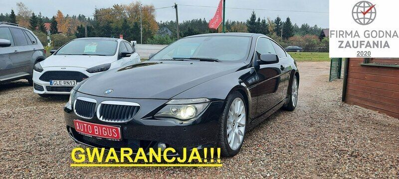 Czarny Używany 2004 BMW 630 Coupe | 46 900 zł - Obraz 1/4