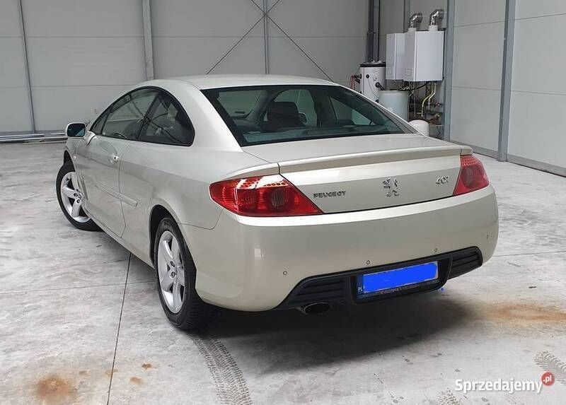 Złoty Używany 2006 Peugeot 407 Coupe Coupe | 9500 zł - Obraz 1/4