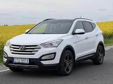 Biały Używany 2015 Hyundai Santa Fe SUV | 68 800 zł - Obraz 1/4