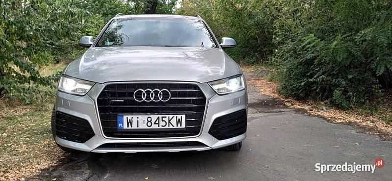Srebrny Używany 2018 Audi Q3 S-Line SUV | 78 999 zł (Dobra cena) - Obraz 1/4