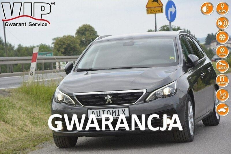 Szary Używany 2018 Peugeot 308 Kombi | 35 300 zł (Dobra cena) - Obraz 1/4