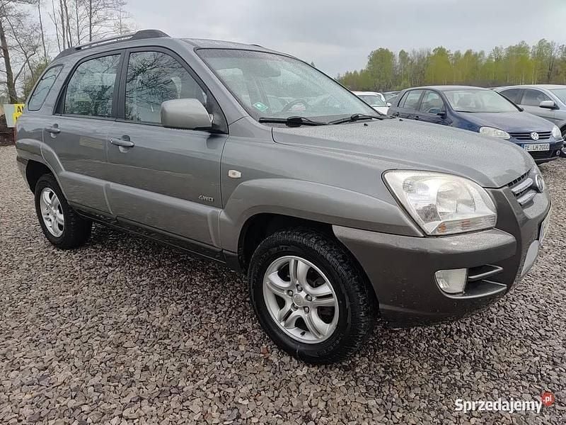 Szary Używany 2007 Kia Sportage SUV | 21 900 zł (Dość drogi) - Obraz 1/4