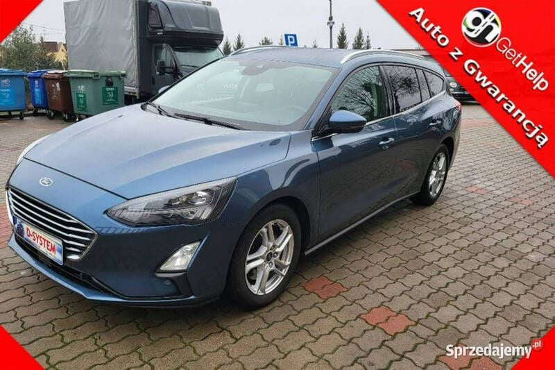 Niebieski jasny (metalik) Używany 2020 Ford Focus Kombi | 46 333 zł (Dobra cena) - Obraz 1/4