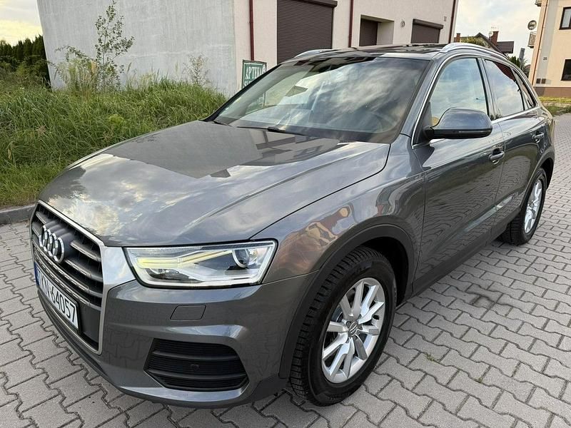 Szary (metalik) Używany 2015 Audi Q3 SUV | 59 750 zł (Uczciwa cena) - Obraz 1/4
