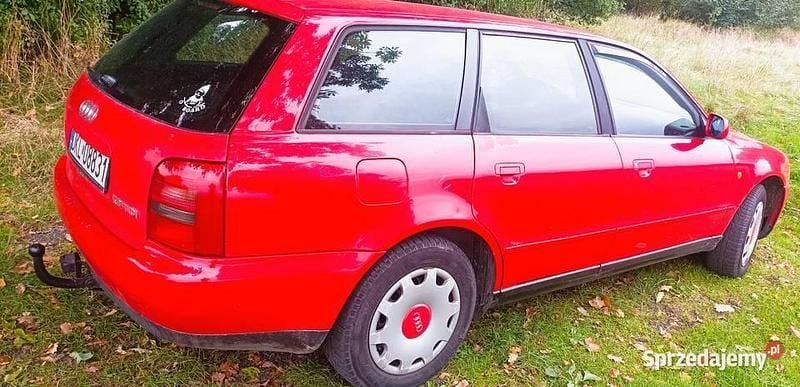 Czerwony Używany 1998 Audi A4 Kombi | 2500 zł (Dobra cena) - Obraz 1/4