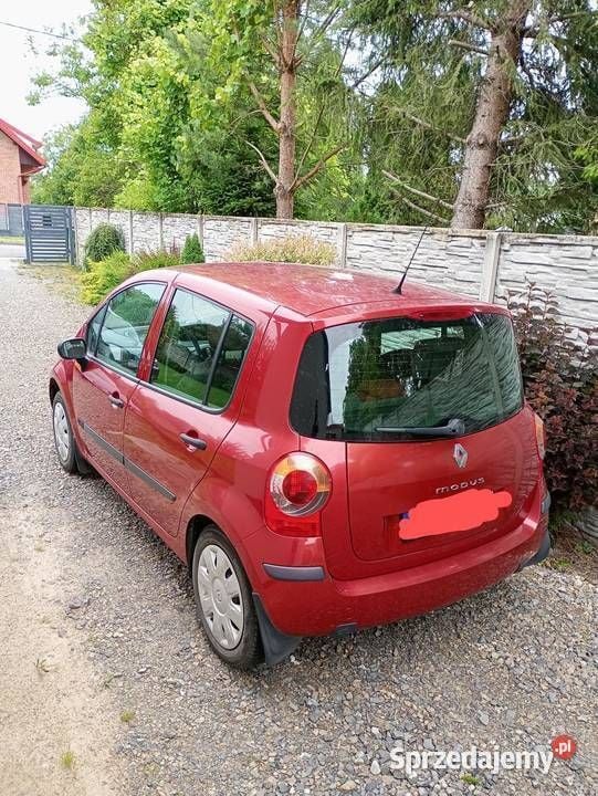 Czerwony Używany 2005 Renault Modus Minivan | 6300 zł (Uczciwa cena) - Obraz 1/4
