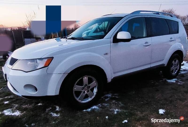 Biały Używany 2007 Mitsubishi Outlander SUV | 16 500 zł (Uczciwa cena) - Obraz 1/4