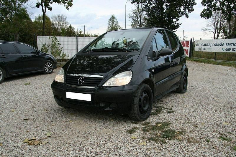 Czarny (metalik) Używany 2002 Mercedes A140 Hatchback | 2699 zł (Drogi) - Obraz 1/4