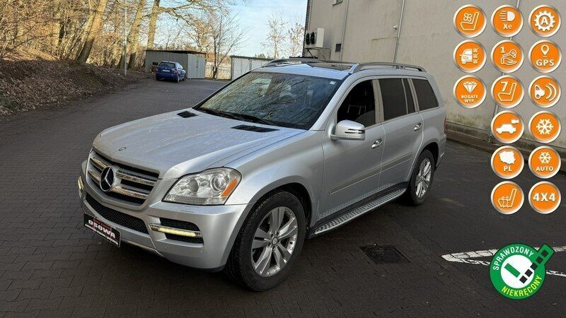 Srebrny Używany 2011 Mercedes GL450 SUV | 79 997 zł - Obraz 1/4